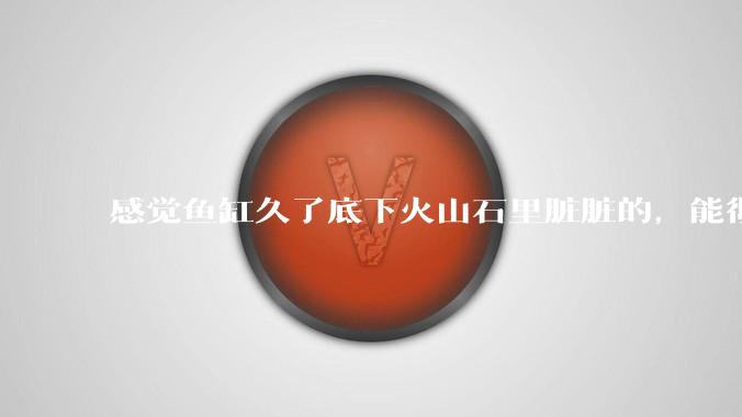 感觉鱼缸久了底下火山石里脏脏的，能彻底换水清理一遍不？